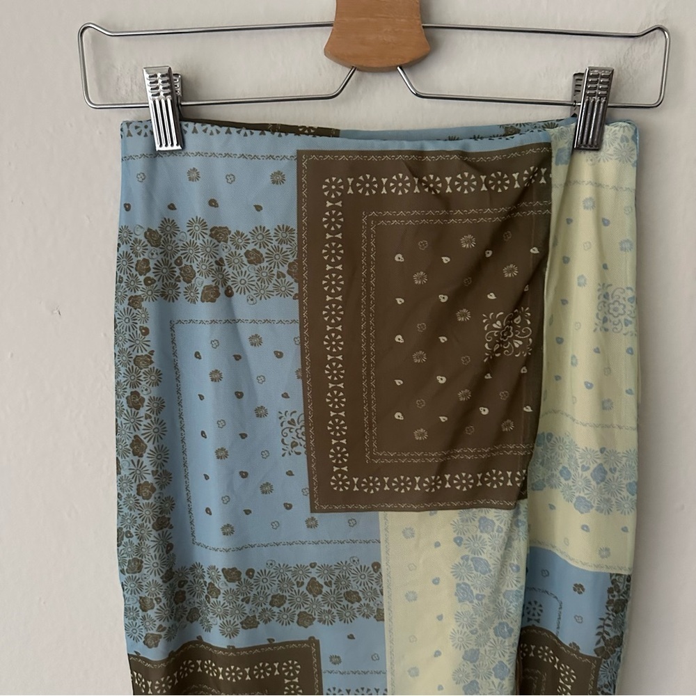 Urban Outfitters Frankie Mesh Midi Skirt Patchwork Small - Picture 5 of 10